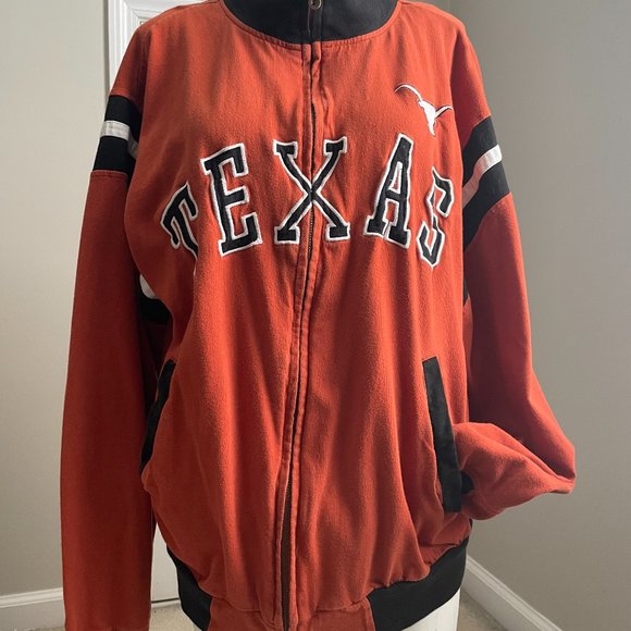 Russell Athletic University of Texas Zip Up Sweater - SzL - Picture 1 of 4